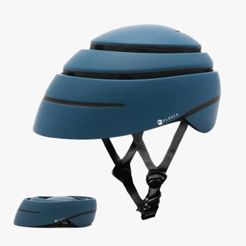 CLOSCA Faltbarer Helm.Fahrradhelm für Erwachsene. Fahrradhelm und Rollerhelm Zertifiziert. Pendlerhelm. Klapphelm. Helm für Frauen.Helm für Männer.
