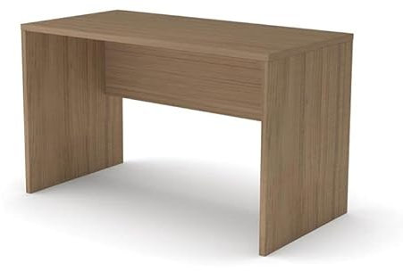 Froschkönig24 E10 Schreibtisch Bürotisch Wangen-Gestell, 80cm tief, Kirsche Tabako, Größe Tischplatte:140 x 80 cm