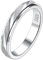 Suplight Anxiety Ring Silber 925, Fidget Ring Gegen Stress, Damen Herren Spinnerring, schräge Glänzende Zappelring, Geschenke für Geburtstag Valentinstag, Größe 55