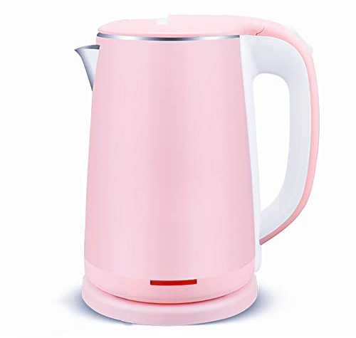 FLOWFX Bouilloire électrique de Grande capacité 3L, Double Couche, Anti-brûlure, 1500W, Utilisation sûre, Cordon d'alimentation étendu, Acier Inoxydable de qualité 304 Lofty Ambition