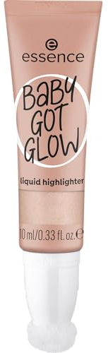 Essence Baby Got Glow Liquid Hightligther, Color 10 Sassy in Silk - 1 unidad. Fabricado en Italia