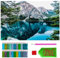 ARTULIO Diamond Painting Set - See mit Berglandschaft - 40x60 cm - Groß XXL - 5D Diamant Painting Bilder DIY, Diamond Painting Erwachsene