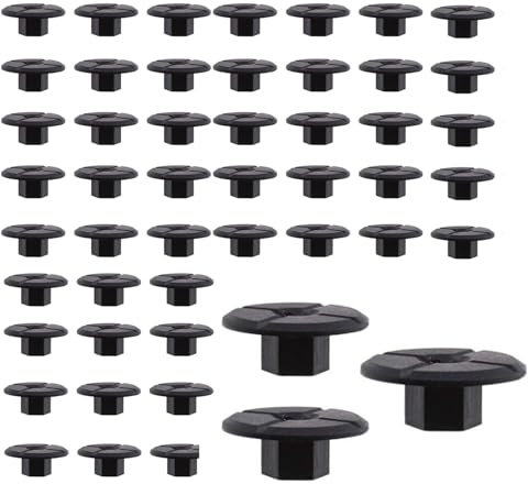 NIYATA Kunststoffmuttern Set 50 Stück, Radhausschale & Innenkotflügel Befestigung, Stoßfänger Verkleidung Clips, kompatibel mit BMW & Mercedes OE 108F2132 2019900050 51711958025