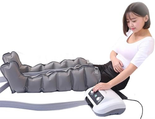 Customize what you need 6-Cavity Air Compression Leg Massager｜Electric Full-Body Massage Boots for Legs/Arms/Waist｜3-Intensity Lymphatic Drainage & Circulation Therapy｜Auto Shut-Off Pain Relief Device