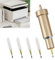 Cragmut Premium Feinschnittklinge Mit Gehäusec, 4 Messerklinge Ersatzklingen Kompatibel Feinschnittklinge geeigntmit Cricut Maker, Maker 3, Air 3, Air 2, Air, One, Explore 3 Explore 3(Gold)