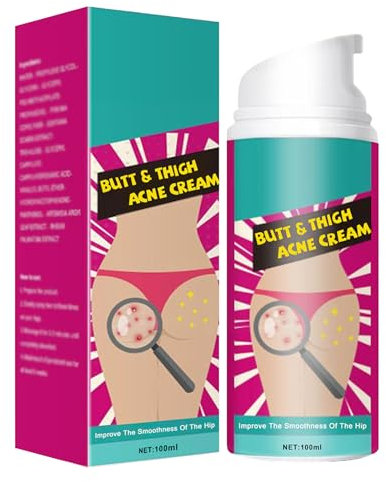 Brufoli Sedere Crema,Crema Schiarente per l'Acne,Trattamento Schiarimento Brufolo Culo,Crema Schiarente per Brufoli,Crema Schiarente per Brufoli sul Sedere Naturale,100ml