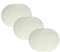 vhbw 15x Filtres fins compatible avec Nilfisk-Alto UZ 964, UZ 934 Terrier/Cubic, UZ 932 aspirateur - Filtre en toison blanc, rond