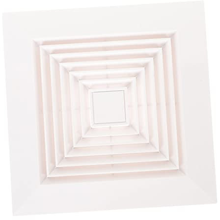 LALAFINA Ventilation De Plafond Carrée Système Aération Pour Faux Plafond Avec Installation Facile