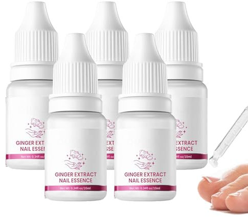 Fungigone Nail Treatment, Fungigone Nail Fungal Removal, Nail Repair Growth Treatment Nail Softener for Thick Toenails Toe and Finger Nail Solution (5PCS)