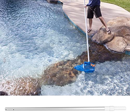 Zerodis Polres Telescópicos de Piscina Multifuncional: de Piscina Resistente a la Cubierta para la Limpieza, Suministro de Ajustable para Cepillos de y Cabezal de Succión