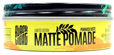 Uppercut Deluxe Matt Pomade Blacklight Edition 100g | Highland Fragrance Matte Pomade with Long Lasting Hold. Orange Fade Design Gifting Tin. Blacklight Exclusive Edition.