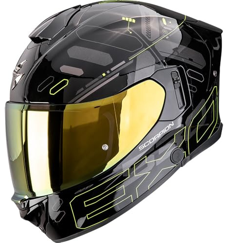 SCORPION EXO-530 AIR FOND Black-Neon Yellow XXL