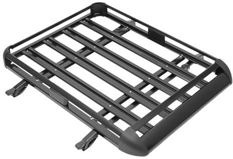 Dachgepäckträger Korb Auto Dachkorb Universal, Auto Dachträger Für Camping Grillen Autoreisen, 68kg Tragfähigkeit