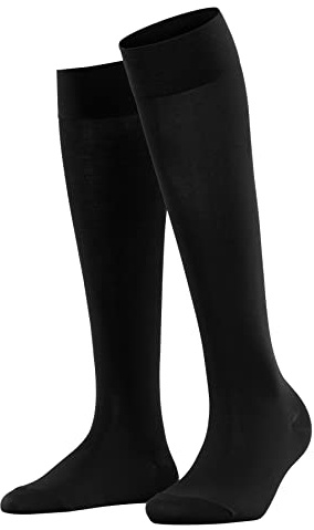 FALKE Damen Softmerino Kniestrümpfe Wolle Baumwolle atmungsaktiv
