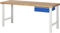 Rau 03 7001A1-207B4S.11 Serie 7000-Werkbank Baukasten-Bauweise, Lichtgrau/Enzianblau
