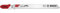 Bosch Professional Stichsägeblatt T 101 A 100 mm 2 mm HSS 5 Stück/Karte