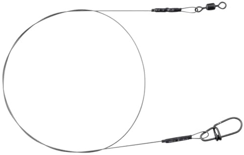 Spro Matt Black Leader 1x1 Titanium - Spinnvorfach