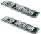 FANMATS NFL - Green Bay Packers 2 Piece Heavy Duty Alumnium Truck Emblem Set