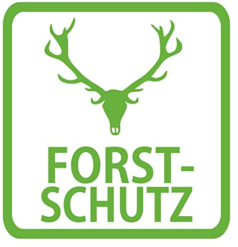 1A Style Sticker Forstschutz Aufkleber mit Geweih