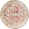 RugVista, Talitha, Teppich, Mittelflor Teppich, ∅ 150 cm, Rund, Modern, Oeko-Tex Standard 100, Polypropylene, Flur, Schlafzimmer, Küche, Wohnzimmer, Rusty Rot, Dunkelbraun