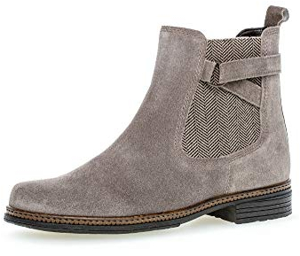 Gabor Damen Stiefeletten, Frauen Chelsea Boots,Best Fitting,Reißverschluss,Übergrößen,Optifit- Wechselfußbett, weiblich,Wallaby,38 EU / 5 UK