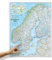 ORBIT Globes & Maps - Skandinavien Landkarte, Kartenbild von National Geographic - Landkarte classic, Aktuell 2019, 58 x 76 cm, englisch