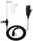 UAYESOK Air Covert Acoustic Tube Earpiece Walkie Talkie Security Headset 2 Pin with PTT Mic Microphone Compatible With Kenwood TK-3501 TK-3201 Baofeng UV-5R BF-888S UV-82 Retivis Two Way Radio