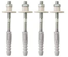 Kit fixation chauffe-eau sur matériaux pleins - 10 x 120 mm