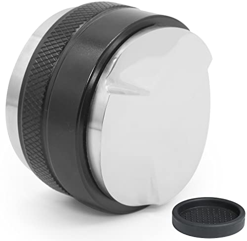 LEUOVE Espresso Distributor Kaffee Tamper 53mm Espresso Leveler Tool für 54mm Sage Kaffee Siebträger Kaffee Verteiler Barista Zubehör, 2 in 1
