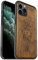 Carveit Hülle für iPhone 11 Pro Case [Elegante Walnuss] [Weich TPU Stoßstange] Stoßfeste Handyhülle Kompatibel mit Apple 11 Pro Cover Holz （Wikingerkompass Vegvisir）