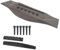 6 Saite Gitarre Palisander Brücke, Akustikgitarre Brücke Sattel Mutter Brücke Pins Set Akustikgitarrensteg mit Sattelmutter und 6 Stegstiften Ersatzteile für 6-saitige Saiteninstrumente