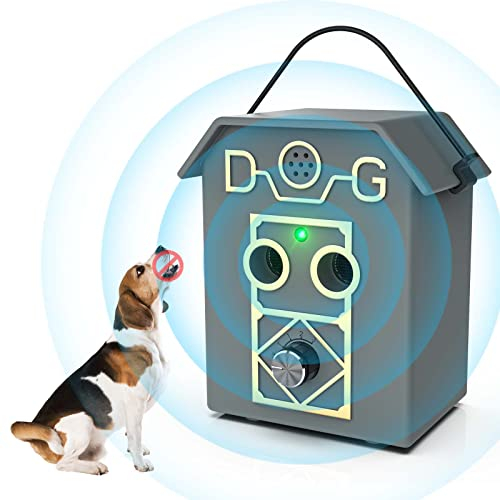 Antibell für Hunde, 3 Frequenzstufen Ultraschall Anti Bellen Gerät, Hund Antibell Gerät 50Ft Anti-Bell-Geräte Hundetrainingshilfe Sicheres Halsband Hund Kleine Große Innen Außenbereich Hundebellen