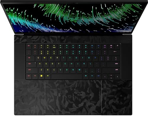 Razer Skin Vinyl Laptop Full Wrap: Razer Blade 16 (2023) - Premium 3M Cast Vinyl - Scratch Protection - Unique Designs & Finishes - Easy Application - Black Camo