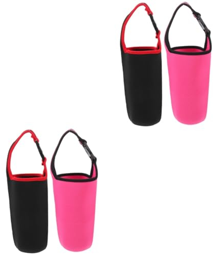 ABOOFAN 4 Pcs Cup Sets Sport Jacket Portable Tumbler Carrier Cup Cover Holder Water Handheld Bottle Holder Backpack Accessories Portable Coffee Cup Espresso Mug Neoprene Sports Hand Strap