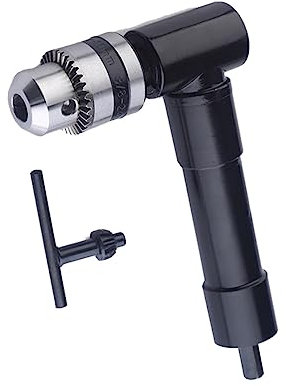 jojofuny 90 taladro angulo recto inalambrico taladros electricos taladradora atornilladora taladro eléctrico accesorio de taladro angular accesorio de taladro de ángulo recto Black