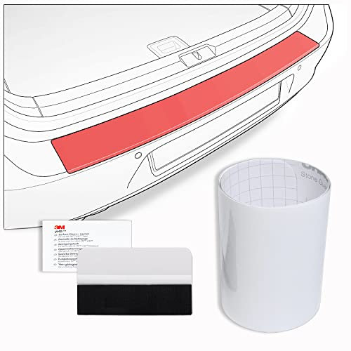 tuning-art FL215 Ladekantenschutz Folie mit Rakel passend für Skoda Kamiq Facelift 2024-, Farbe:Transparent