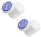 DIYEAH 2 Sets Ceramic Palette Gouache Color Tray Wet Palette Porcelain Paint Palette Ranger Alcohol Ink Small Jewelry Storage Dish Masking Fluid for Watercolor Painting Lid White Ceramics