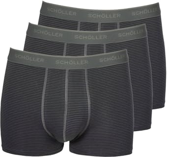 SCHÖLLER 3er Pack Herren Pants Baumwolle-Elasthan 10300-10302-313