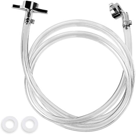 CPROSP Bierleitung 5/8 7 mm, 1.5 m Bierschlauch mit Dichtungen, CO2 Schlauch Zapfanlage, Bierschlauch Set für Bierkegs, Bierzapfanlagen konzipiert, Wasserdicht, Starke Abdichtung