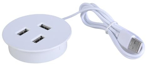 Desktop Grommet Hole USB Hubs 3 Port USB2.0 For Efficient Cable Management And Device Connectivitys
