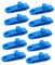 Sharplace 10Pcs Tent Clamps Tarp Clips Heavy Duty Lightweight Fasteners Lock Grip Canopy Fixers for Canopies Car Covers Tarps, Blue
