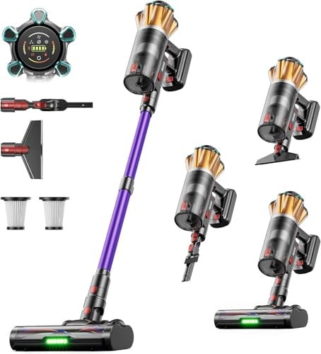 Aspiradora sin Cable 55KPa/650W/70Min Alfombras/Pelos Mascotas/Suelos Duros