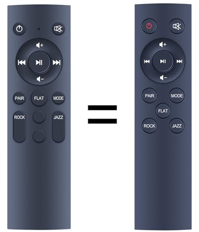 WKOLF New Replacement Remote Control for Majority Bowfell BOW-BAR-BLK Soundbar Compact Sound Bar Remote Controller,No Setting Required