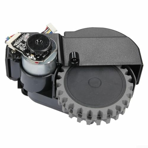 Ersatz-Antriebsrad-Set (links rechts) für Ecovacs Deebot 600/601/605 Saugroboter - kompatibel mit Modell 10002816 10001872 schwarz (rechtes Rad)