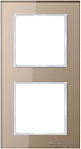 Jung Rahmen 2-fach AC582GLCH