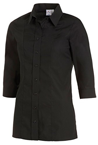 Damenbluse 3/4 Arm Farbe schwarz Größe 46
