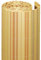 Videx Sichtschutzmatte PVC Rügen | Bambus | 80 x 300 cm| 100% Blickdicht ohne Abstand zwischen Röhrchen | Premium-Qualität Made in Germay |stabile wetterfeste Balkonumspannung