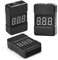 LiPo Battery Checker - RC 1-8S Battery Tester Monitor - Low Voltage Buzzer Alarm - with LED Indicator - for Lipo Life LiMn Li-ion Battery (3 Pack)
