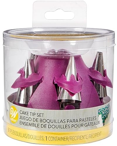 Wilton 2104-3859 Set di beccucci da Pasticceria, Lilla