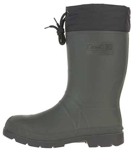 Kamik Hunter, Stivali di Gomma Uomo, Verde (Khaki Black Khk), 44 EU